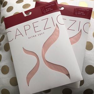 Capezio pink ballet transition tights